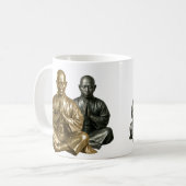 Statues Moines Zen  コーヒーマグカップ (正面左)