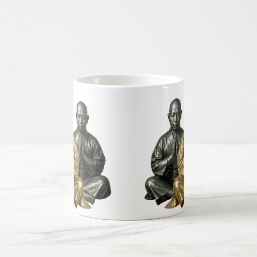 Statues Moines Zen  コーヒーマグカップ (中央)