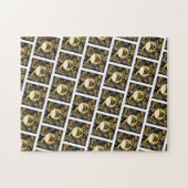 ©STATUS QUO金ゴールド」 Peafdoveによるステータス©収集© ジグソーパズル (横)