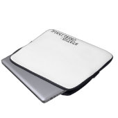 Status Unreliable Minimalist Professional  ラップトップスリーブ (正面下部)