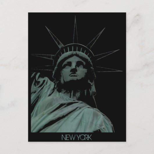 Staue of LibertyはがきカスタムNew Yorkはがき ポストカード (正面)
