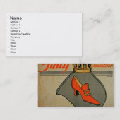 「Stauf」のための広告は蹄鉄を打ちます(色のlitho) 名刺 (正面/裏面)