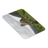 Stave教会と墓、ノルウェーの長方形の磁石 マグネット (右側)