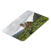 Stave教会と墓、ノルウェーの長方形の磁石 マグネット (左側)