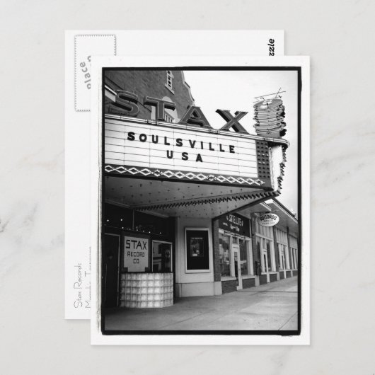 Staxレコードのはがき ポストカード (正面/裏面)