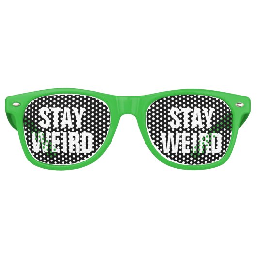 STAY風変わりおもしろいパーティーシクールングラス レトロサングラス (正面)