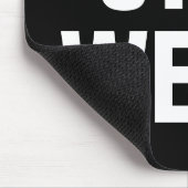 STAY風変わりおもしろい引用文口のために彼または彼女 マウスパッド (コーナー)