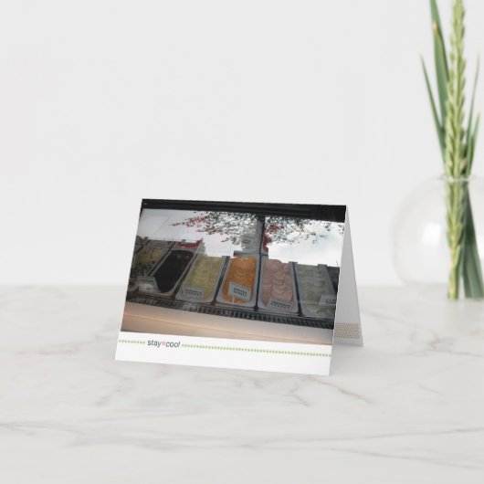 stay*カッコいい_NYCノートカード カード (正面)