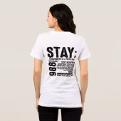 Stay トライブレンドＴシャツ (裏面全面)