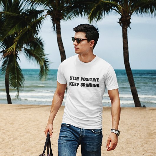 Stay 前向き保 Grinding Motivation Gym Tシャツ