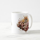 Stay 前向き" Mug – 励ましの絶品 コーヒーマグカップ (正面右)