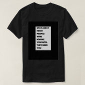 Stay 遠くに From People Life Hack Tシャツ (デザイン正面)