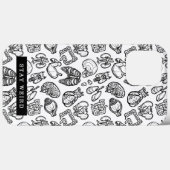 Stay 風変わり Black & White Human Anatomy Biology Case-Mate iPhoneケース (裏面 (横))