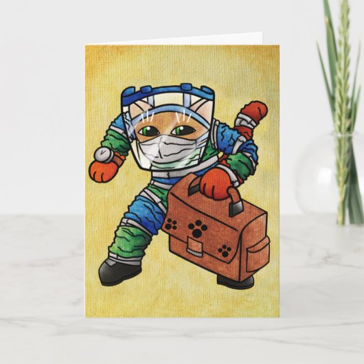 Stay Alert Safety Cat カード (正面)