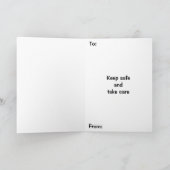 Stay Alert Safety Cat カード (内部)