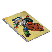 Stay Alert Safety Cat ノートブック (右側)