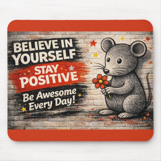 Stay Awesome Every Day Mousepad マウスパッド (正面)
