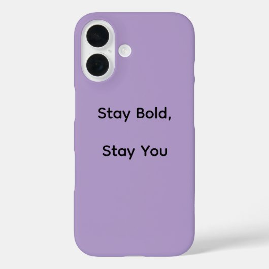 Stay Bold iPhone Case Case-Mate iPhoneケース (裏面)