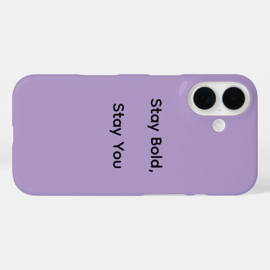 Stay Bold iPhone Case Case-Mate iPhoneケース (裏面 (横))