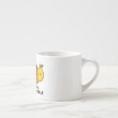 Stay Brew-tiful – Cute Coffee, Lemon & Cookie エスプレッソカップ (右)