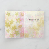 Stay Bright – Colorful Hand-Lettered Abstract カード (内部)