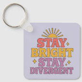 Stay Bright, Stay Divergent キーホルダー (正面)