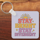Stay Bright, Stay Divergent キーホルダー (正面)