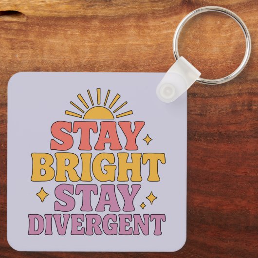 Stay Bright, Stay Divergent キーホルダー (裏面)