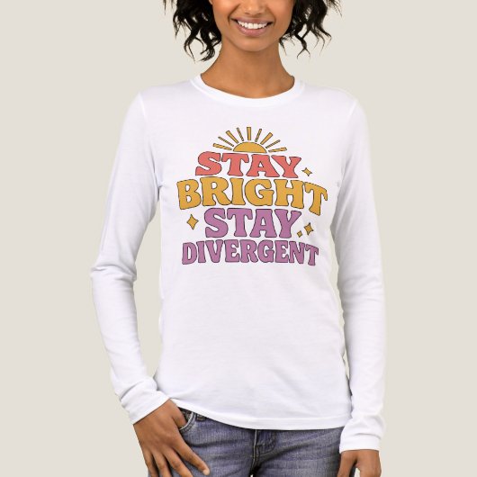 Stay Bright, Stay Divergent トライブレンドＴシャツ (正面)