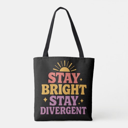 Stay Bright, Stay Divergent トートバッグ (裏面)