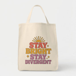 Stay Bright, Stay Divergent トートバッグ