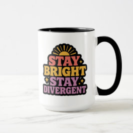 Stay Bright, Stay Divergent マグカップ