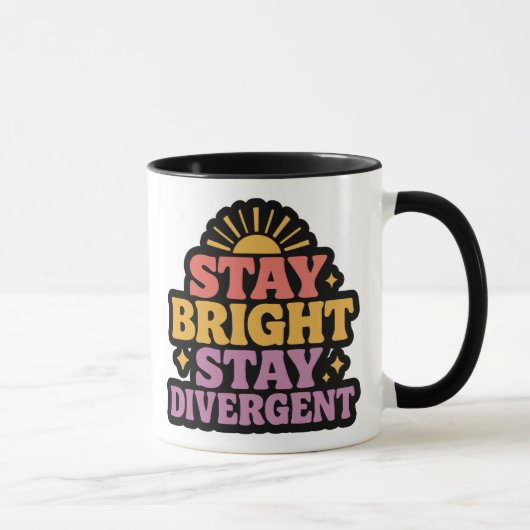 Stay Bright, Stay Divergent マグカップ (右)