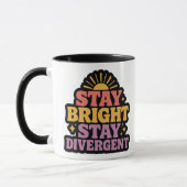 Stay Bright, Stay Divergent マグカップ (左)