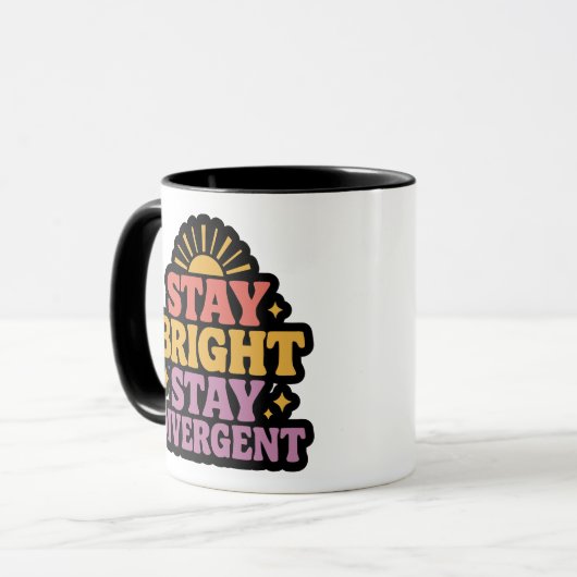 Stay Bright, Stay Divergent マグカップ (正面左)