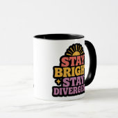 Stay Bright, Stay Divergent マグカップ (正面右)