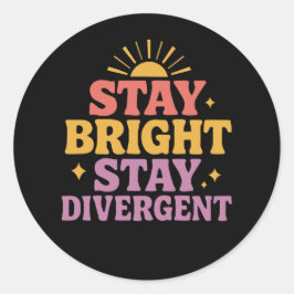 Stay Bright, Stay Divergent ラウンドシール