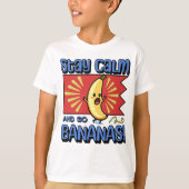 Stay Calm and go Bananas! Tシャツ (正面)