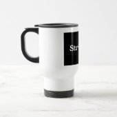 Stay Calm Coffee Mug & Travel Mug – Funny & Relaxe トラベルマグ (左)