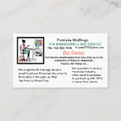 Stay Calm & Hire a Bookkeeper 名刺 (裏面)