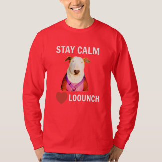 STAY CALM - LOVE LOUNCH, Men's長袖T Tシャツ