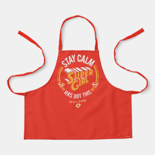 Stay Calm Supergirlが持ってい得る エプロン