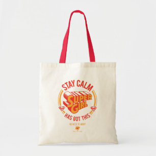Stay Calm Supergirlが持ってい得る トートバッグ