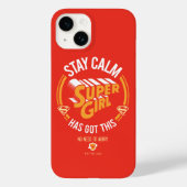 Stay Calm Supergirl Has Got This Case-Mate iPhoneケース (裏面)