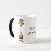 Stay Cheeky Coffee Mug – ウインクで飲む モーフィングマグカップ (正面左)