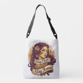 Stay Chill, Stay Iconic -ヴィンテージインスパイア- クロスボディバッグ (裏面)