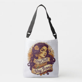 Stay Chill, Stay Iconic -ヴィンテージインスパイア- クロスボディバッグ