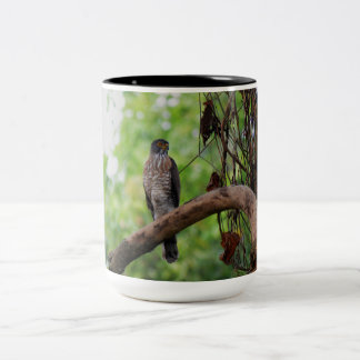 Stay Chirp Minimalist Raptor Bird Coffee Mug ツートーンマグカップ