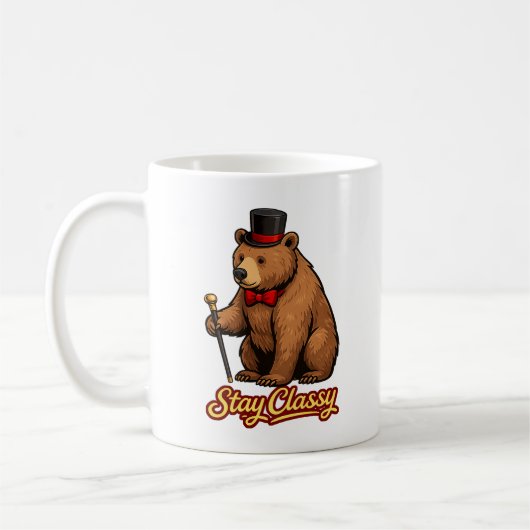 Stay Classy コーヒーマグカップ (左)