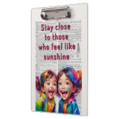 Stay Close to those who feel like Sunshine クリップボード (左)